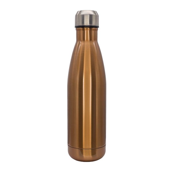 Obrázky: Zlatá termoska 500 ml, nerez ocel