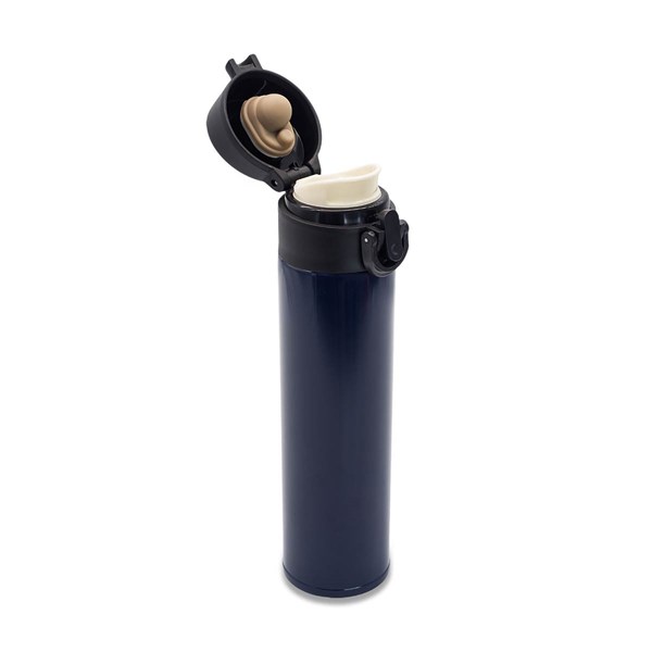Obrázky: Tmavě modrý nerezový termohrnek/ termoska 350 ml, Obrázek 3