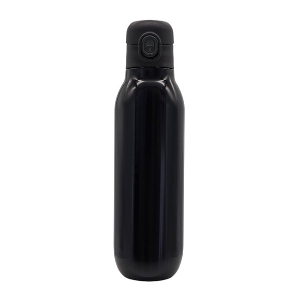 Obrázky: Dvojstěnná vakuová kov. termoska 500 ml, černá
