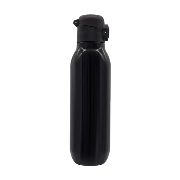 Obrázky: Dvojstěnná vakuová kov. termoska 500 ml, černá, Obrázek 2