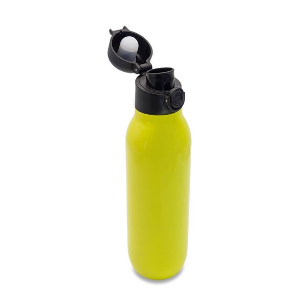Obrázky: Dvojstěnná vakuová kov. termoska 500 ml, žlutá, Obrázek 3