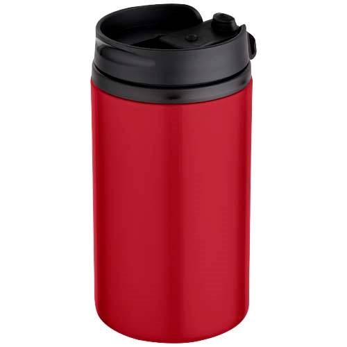 Obrázky: Červený 250ml nerezový termohrnek z RCS