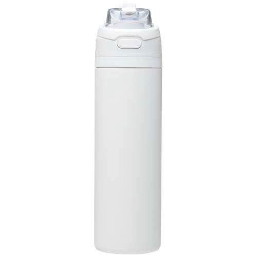 Obrázky: Nerez láhev 800ml, sklop. brčko, bílá, Obrázek 7