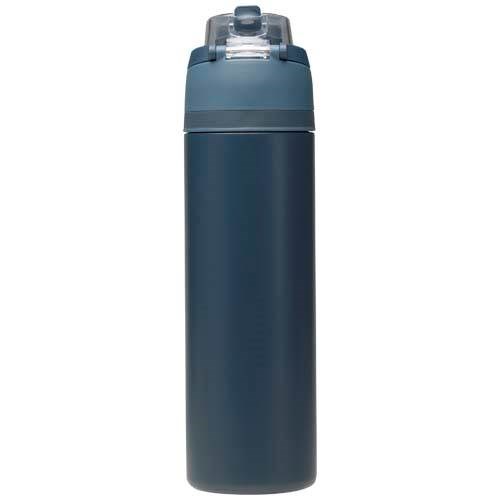 Obrázky: Nerez láhev 800ml, sklop. brčko, námořnická modrá, Obrázek 2