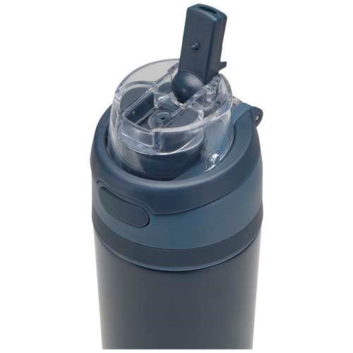 Obrázky: Nerez láhev 800ml, sklop. brčko, námořnická modrá, Obrázek 4