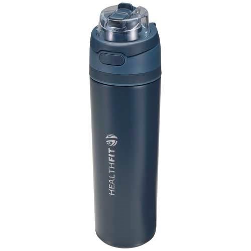 Obrázky: Nerez láhev 800ml, sklop. brčko, námořnická modrá, Obrázek 6