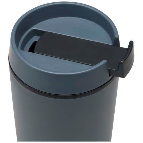 Obrázky: Plast. termohrnek 480ml, dvojitá stěna, hale modrá, Obrázek 3