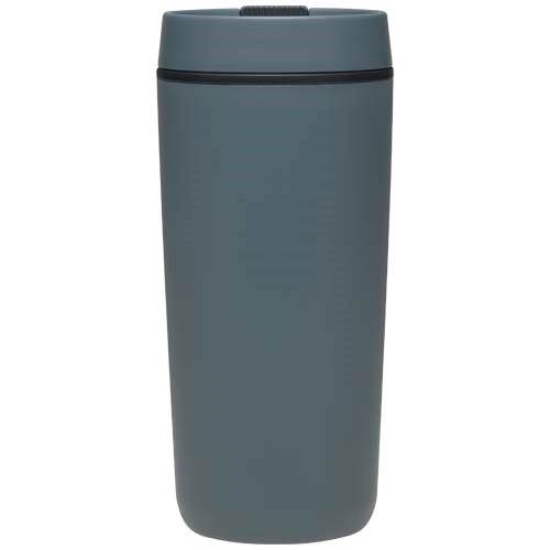 Obrázky: Plast. termohrnek 480ml, dvojitá stěna, hale modrá, Obrázek 5