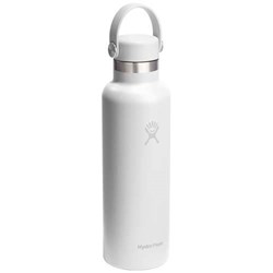 Obrázky: Hydro Flask nerezová láhev 621ml, slámka, bílá