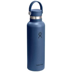 Obrázky: Hydro Flask nerezová láhev 621ml, slámka, tm. modrá
