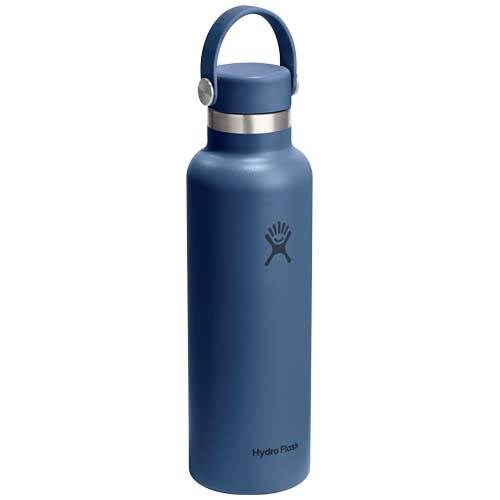 Obrázky: Hydro Flask nerezová láhev 621ml, slámka, tm. modrá