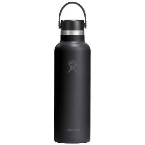 Obrázky: Hydro Flask nerezová láhev 621ml, slámka, černá, Obrázek 2