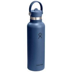Obrázky: Hydro Flask dvoj. nerez láhev s uchem 0,6l,tm.modrá