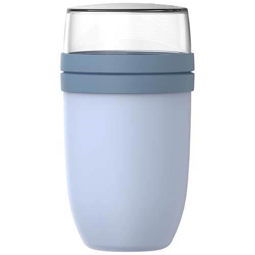 Obrázky: Mepal Ellipse hrnec na jídlo 750+300ml, modrá, Obrázek 2