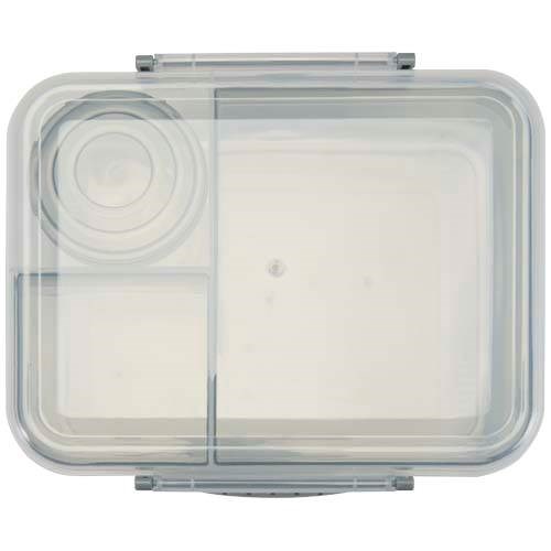 Obrázky: Svačinový box 1450 ml, 3 přihrádky, sv. šedá, Obrázek 4