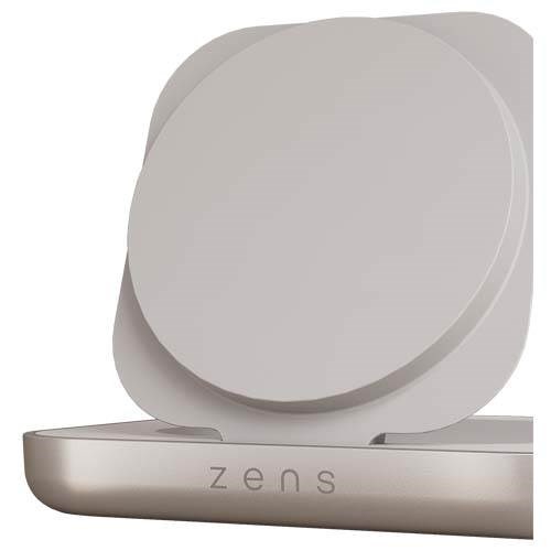 Obrázky: Zens 15W magnet. nabíječka na stolek, bílá, Obrázek 4