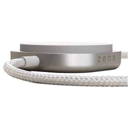 Obrázky: Zens Pro 2 140W hliníkový nabíjecí kabel 2v1, bílý, Obrázek 3