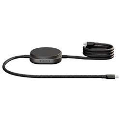 Obrázky: Zens Pro 2 140W hliníkový nabíjecí kabel 2v1, černý