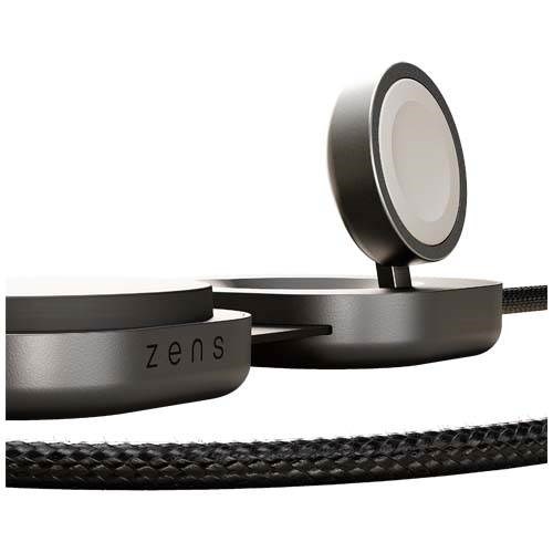 Obrázky: Zens Pro 3 140W hliníkový nabíjecí kabel 3v1, černá, Obrázek 3