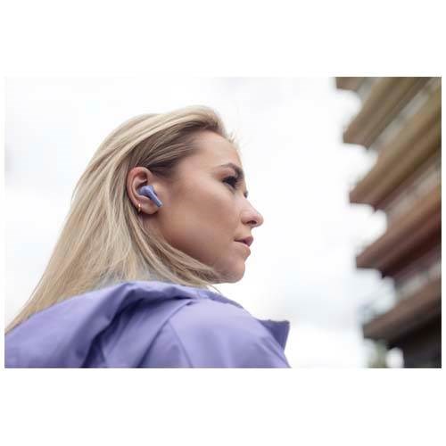 Obrázky: Boompods Echowave sluchátka TWS, světle fialová, Obrázek 5