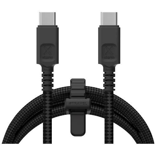 Obrázky: Xtorm CX3071 opletený kabel 100W USB-C PD, černý, Obrázek 5