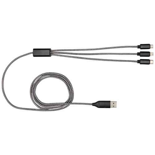 Obrázky: Nabíjecí kabel 5v1, rec. hliník/RPET, Obrázek 6