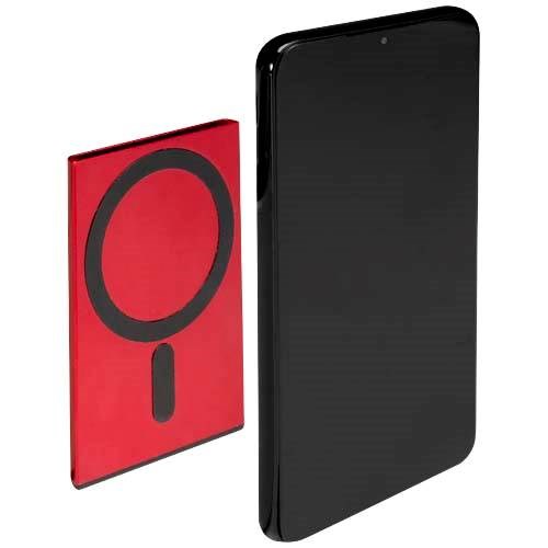 Obrázky: Magnet. držák RFID karet, hliník, červená, Obrázek 3