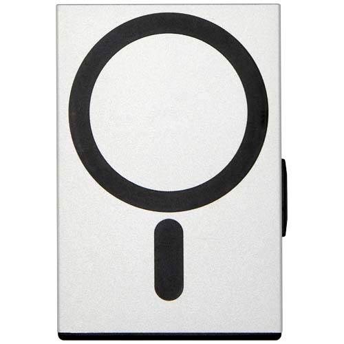 Obrázky: Magnet. držák RFID karet, hliník, stříbrná, Obrázek 2