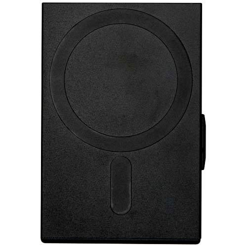 Obrázky: Magnet. držák RFID karet, hliník, černá, Obrázek 2