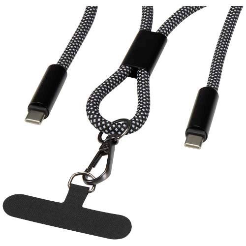 Obrázky: Nabíjecí kabel 65W RPET s poutkem, Obrázek 3