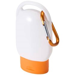 Obrázky: Opalovací krém SPF 30 s karabinou, oranžová