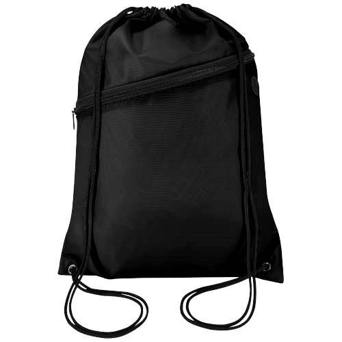 Obrázky: Jednoduchý PES batoh s kapsou na zip, 5l, černý, Obrázek 4