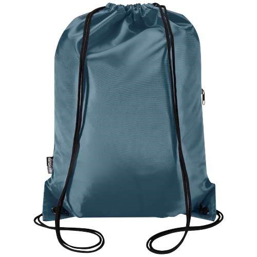 Obrázky: Jednoduchý PES batoh s kapsou na zip, 5l, šedomodrý, Obrázek 2