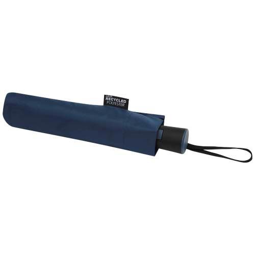Obrázky: Automat. skládací deštník pr.93 cm RPET, nám. modrý, Obrázek 4