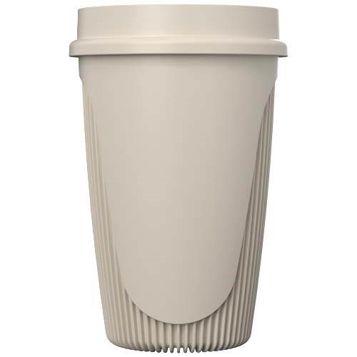 Obrázky: Hrnek 350ml s 360° víčkem, rec.plast, pískovec, Obrázek 5