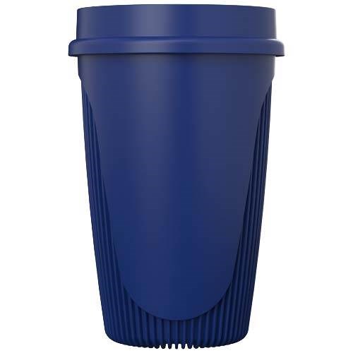 Obrázky: Hrnek 350ml s 360° víčkem, rec.plast, modrá, Obrázek 5