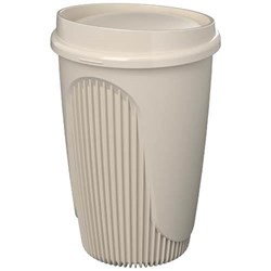 Obrázky: Hrnek 350 ml s víčkem, rec. plast, pískovec