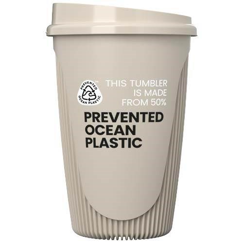 Obrázky: Hrnek 350 ml s víčkem, rec. plast, pískovec, Obrázek 10