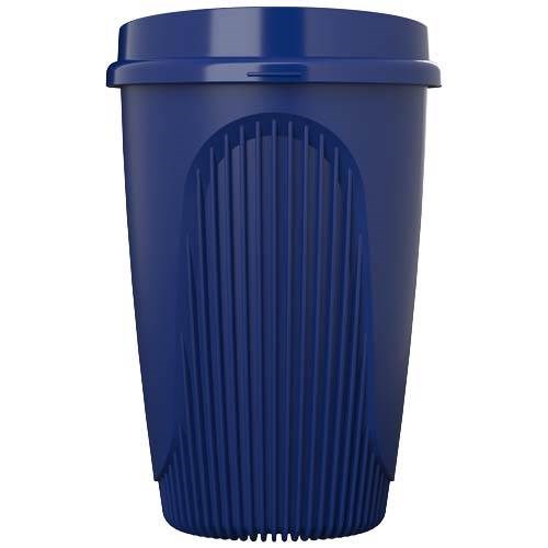 Obrázky: Hrnek 350 ml s víčkem, rec. plast, modrá, Obrázek 5