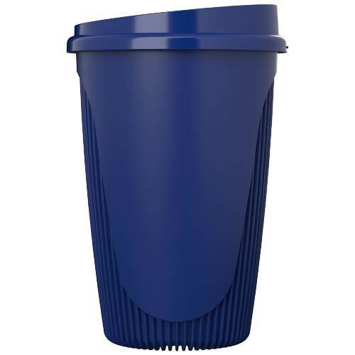 Obrázky: Hrnek 350 ml s víčkem, rec. plast, modrá, Obrázek 8