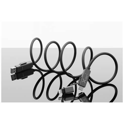 Obrázky: SCX.design C59 100W magnetický silik. kabel, černý, Obrázek 4