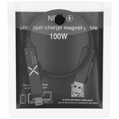Obrázky: SCX.design C59 100W magnetický silik. kabel, černý, Obrázek 14