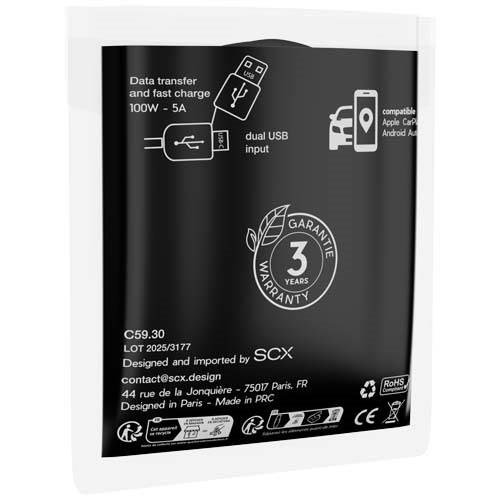 Obrázky: SCX.design C59 100W magnetický silik. kabel, černý, Obrázek 15