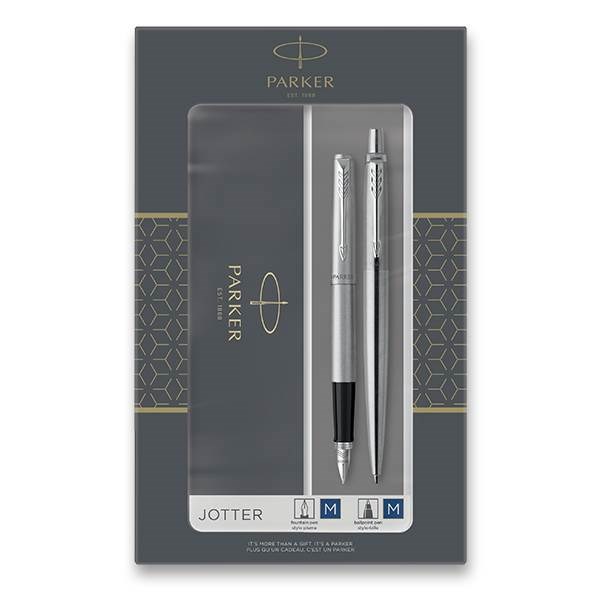 Obrázky: Sada pl. a kul. pera PARKER JOTTER Stainless Steel CT, Obrázek 2