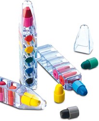 Zobrazit detaily pro Skládací tužka s voskovkovými hroty Obrázky: Skládací tužka s voskovkovými hroty