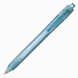 Obrázky: Modré kuličkové pero z recyklovaného PET plastu