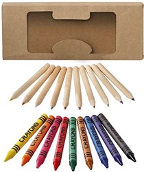 Zobrazit detaily pro Sada pastelek a voskovek v kartónové krabičce Obrázky: Sada pastelek a voskovek v kartónové krabičce