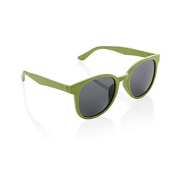 Obrázky: Zelené sluneční brýle s obroučkami ze slámy