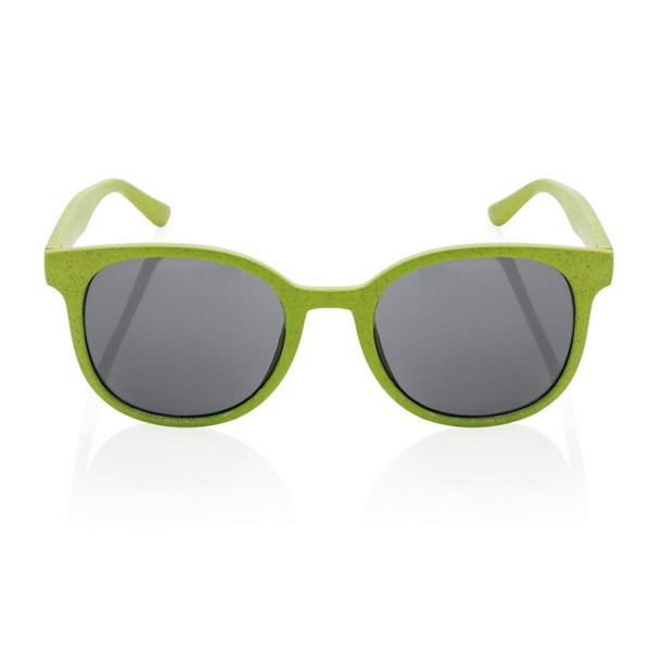 Obrázky: Zelené sluneční brýle s obroučkami ze slámy, Obrázek 2