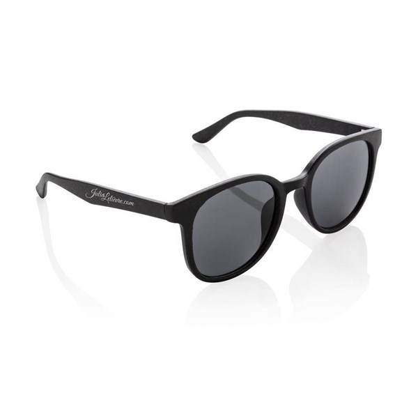 Obrázky: Černé sluneční brýle s obroučkami ze slámy, Obrázek 5